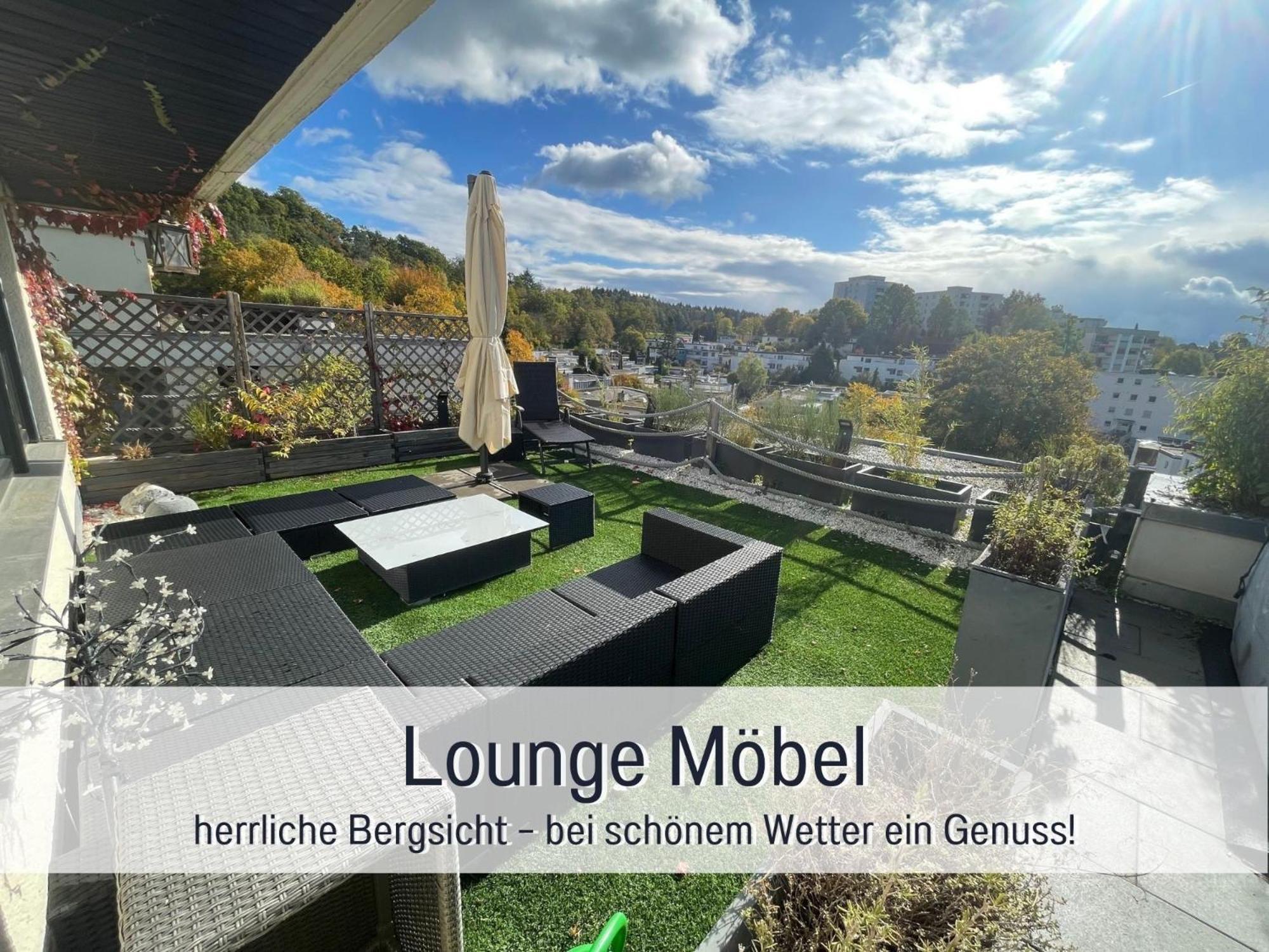 Penthouse - 3 Schlafzimmer- Sonnige Dachterrasse -Whirlpool & Alpenblick - Perfekt Fuer Romantik Oder Familienurlaub Mit Kind, Hund Willkommen - By Ferienwohnenamsee - Uberlingen Buitenkant foto