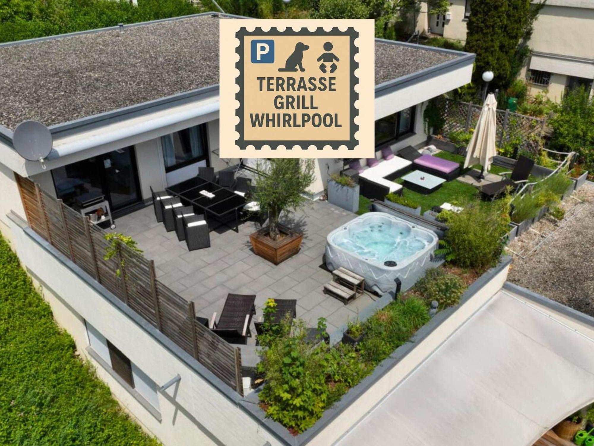 Penthouse - 3 Schlafzimmer- Sonnige Dachterrasse -Whirlpool & Alpenblick - Perfekt Fuer Romantik Oder Familienurlaub Mit Kind, Hund Willkommen - By Ferienwohnenamsee - Uberlingen Buitenkant foto